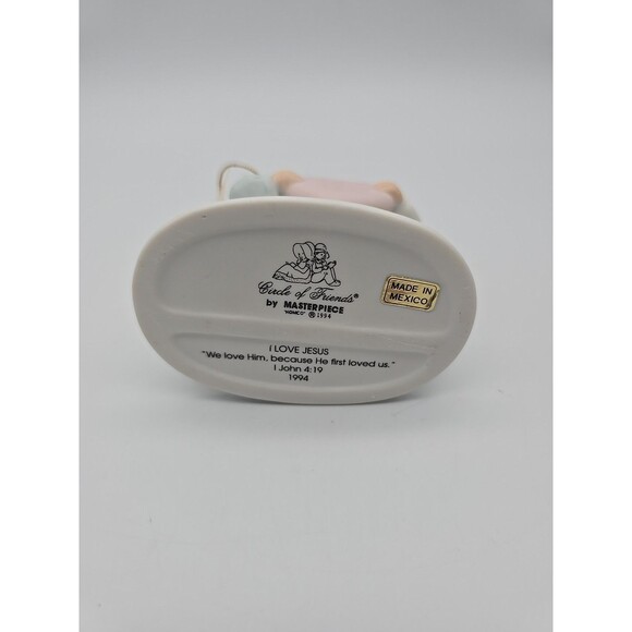 Homco Masterpiece Circle of Friends I Love Jesus 1994 Rare Retired Vintage - Picture 6 of 12